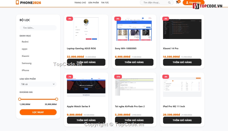 php,php mvc,cửa hàng điện thoại